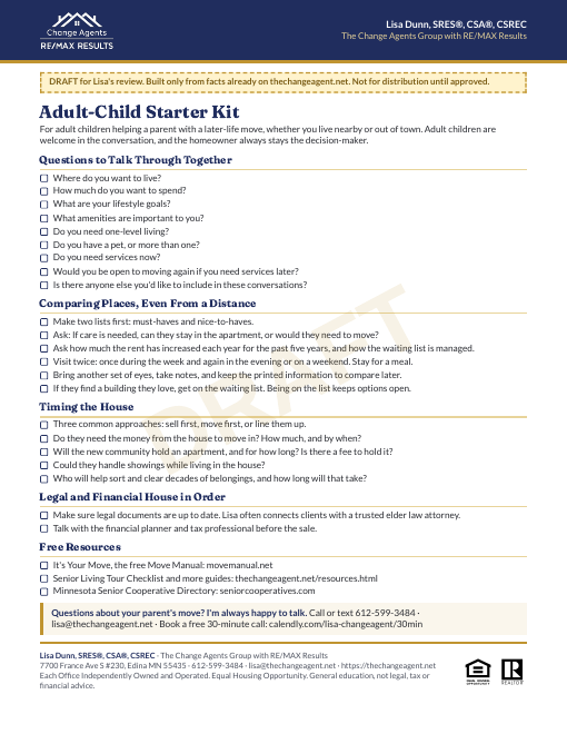 Preview of the Adult-Child Starter Kit PDF